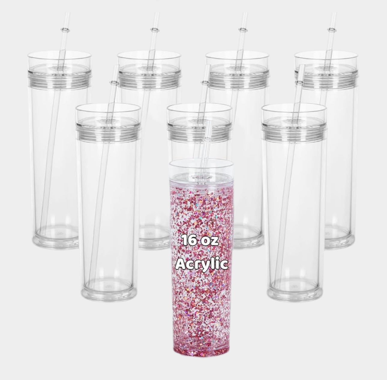 16 oz Skinny Acrylic