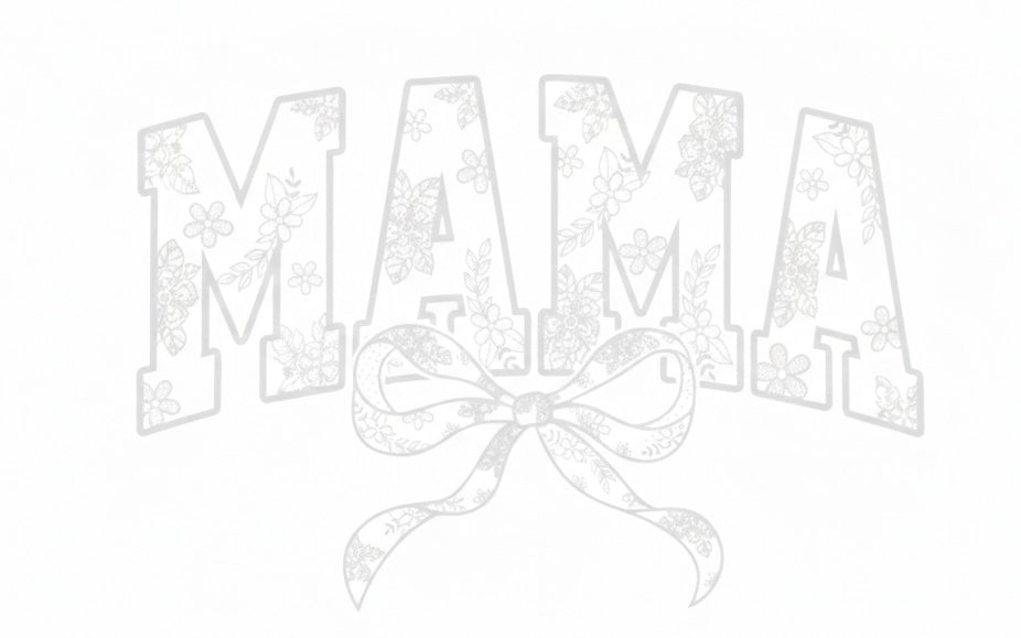 White Lace Mama Transfer