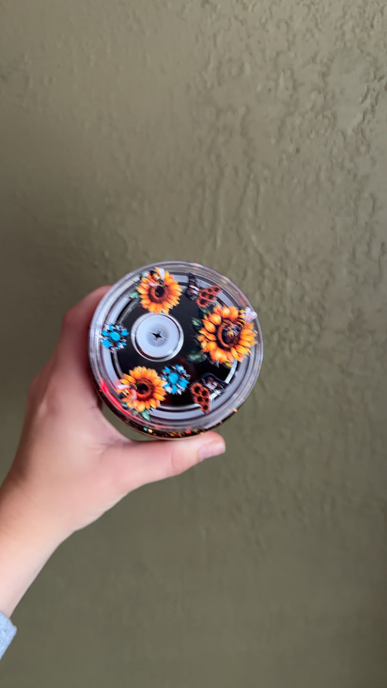 20 oz Acrylic Premade with Decorative Lid