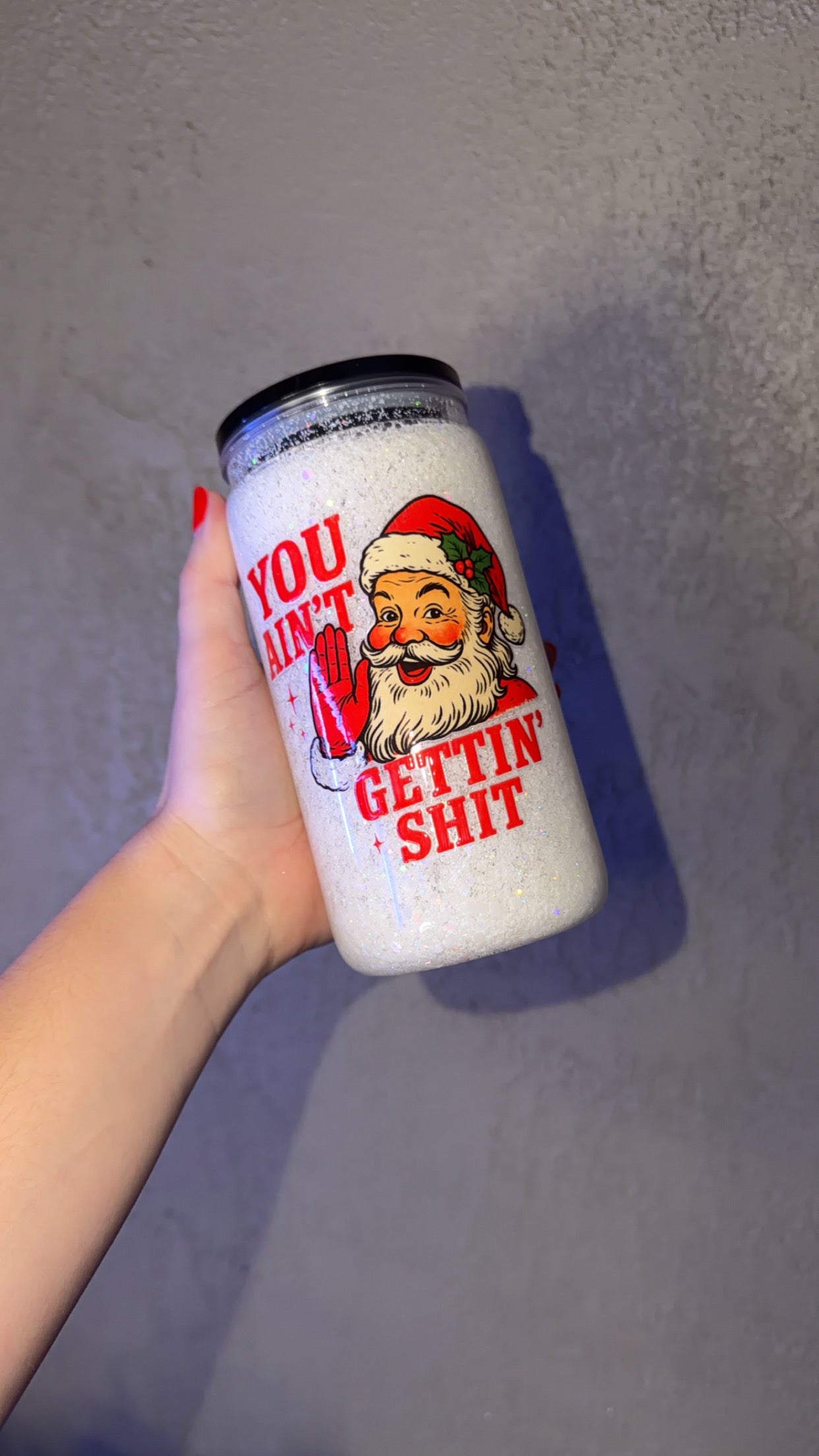 16 oz Santa Premade