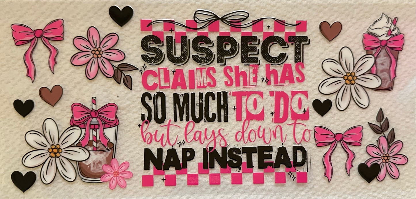 Suspect Takes a Nap Instead #014