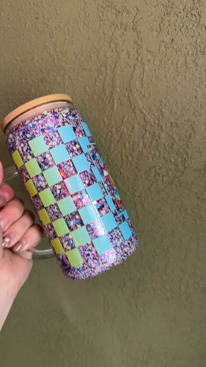 16 oz Glass Handle Premade