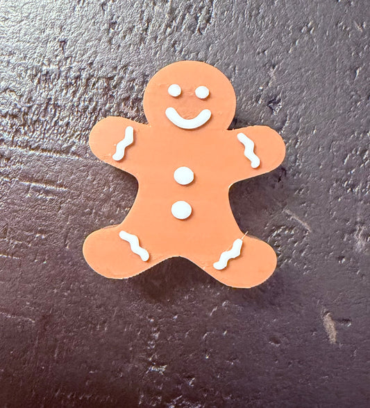 Gingerbread Man Straw Topper