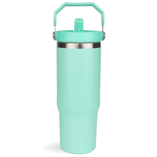 22 oz Everyday Flip Straw Tumbler - Aqua