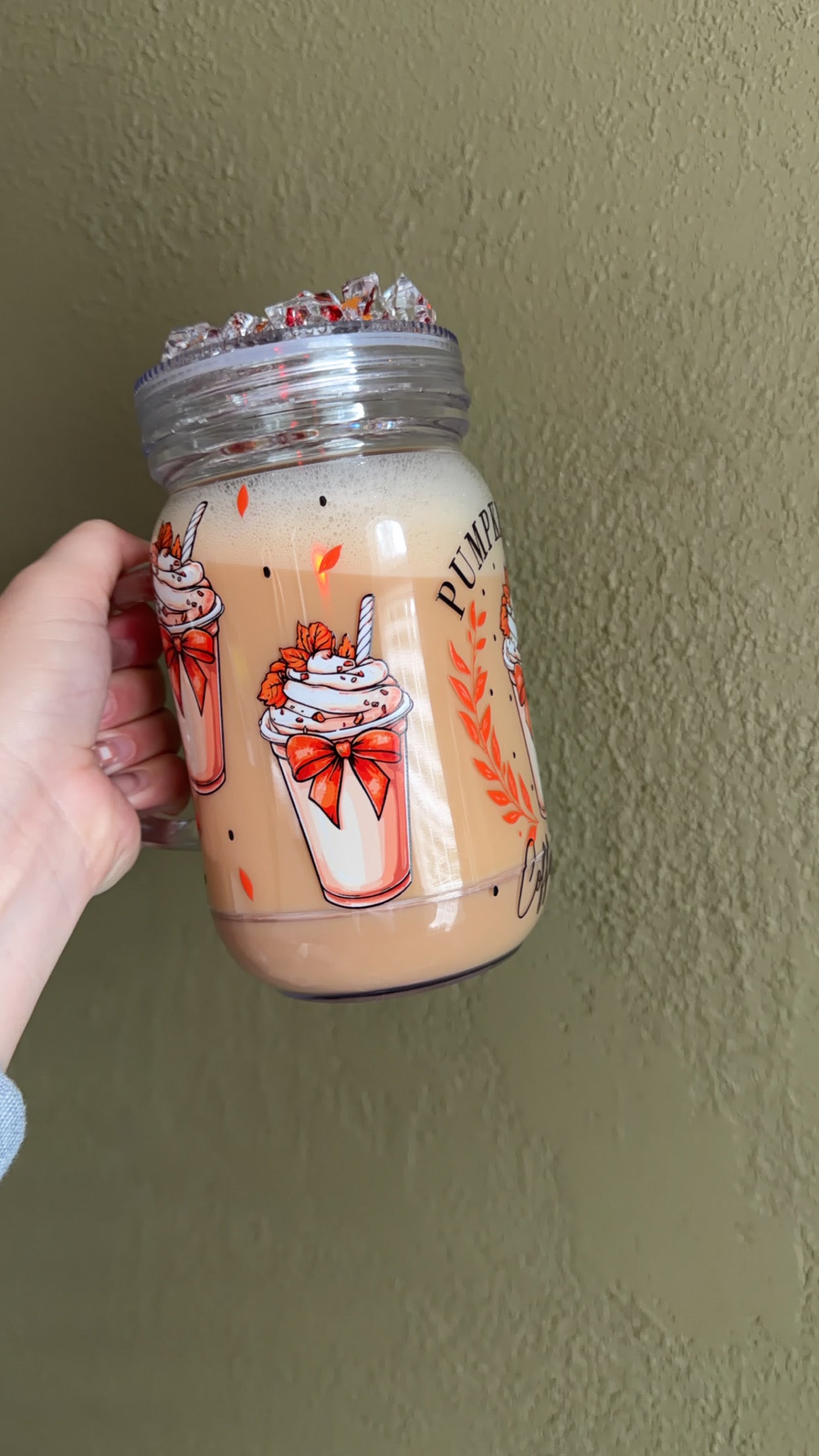 Pumpkin Spice Premade w Decorative Lid
