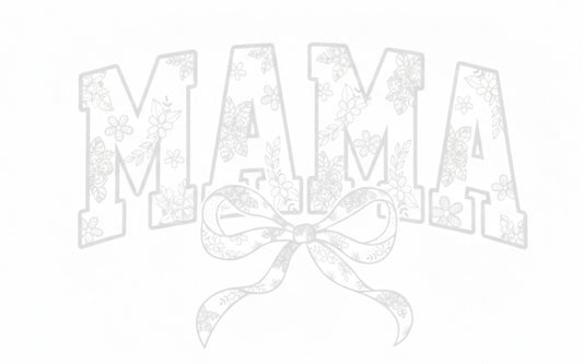 White Lace Mama Transfer