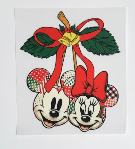 Micky & Minnie Christmas Transfer