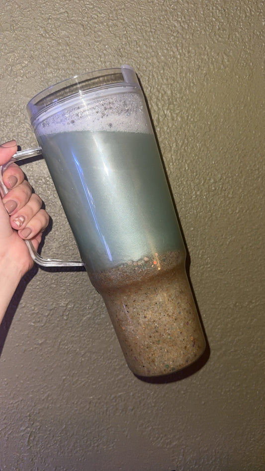 40 oz Acrylic Beach Vibes Premade