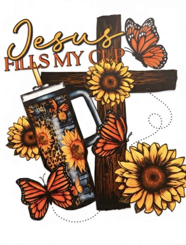 Jesus Fills My Cup Transfer