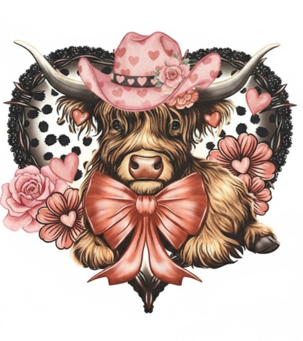 Highland Cow • Hearts Transfer