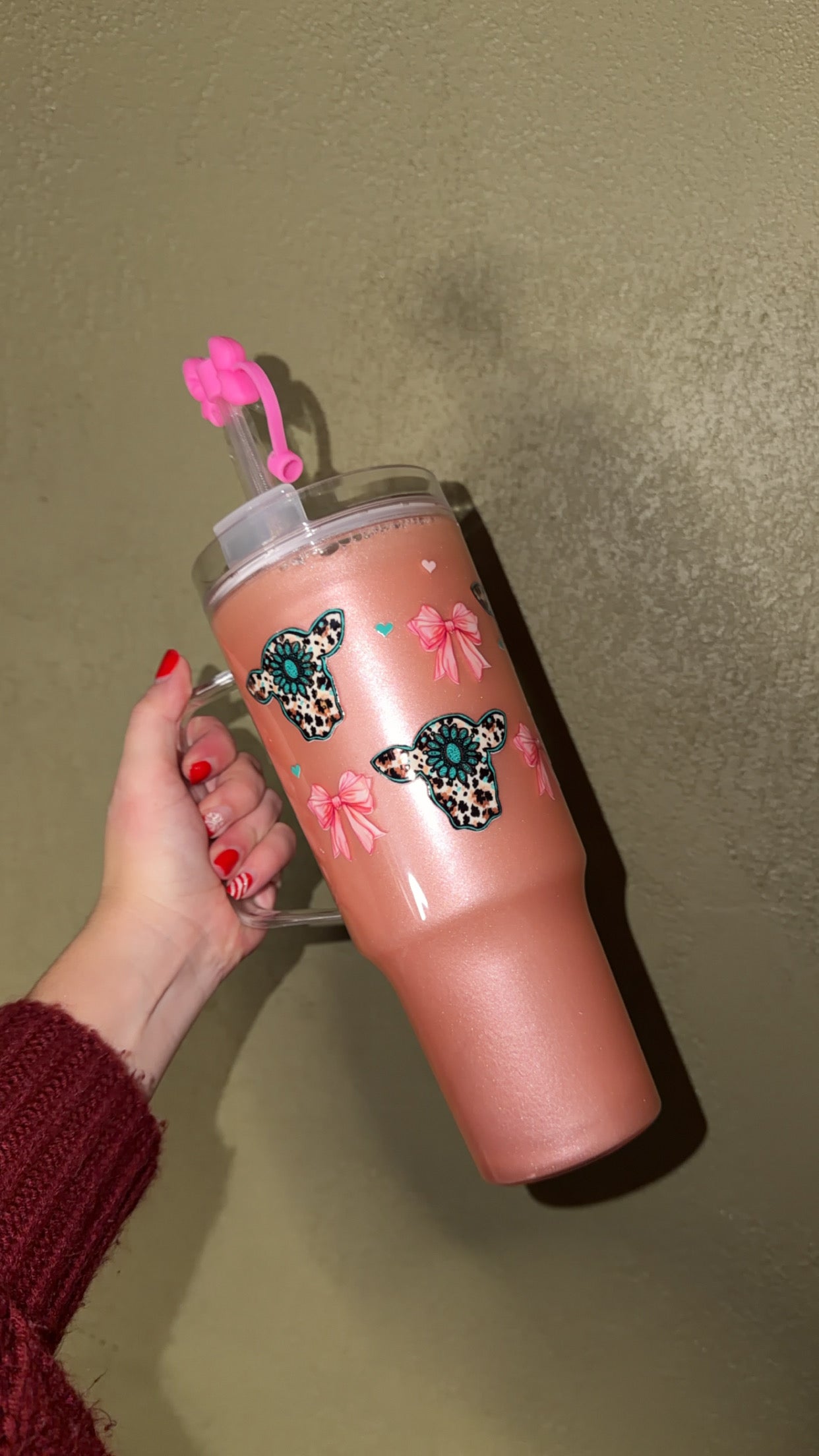 30 oz Cows & Bows Premade