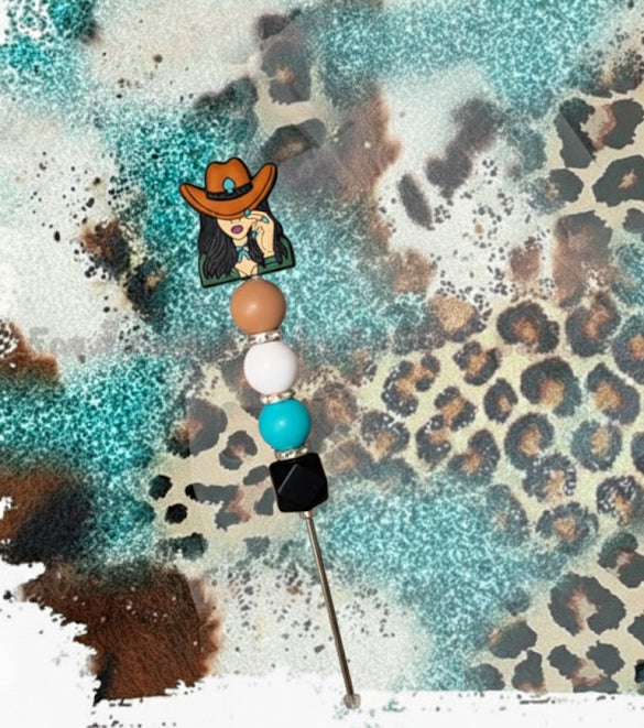 Cowgirl Beaded Pokey Tool