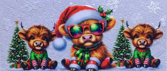 Christmas • Highland Cows