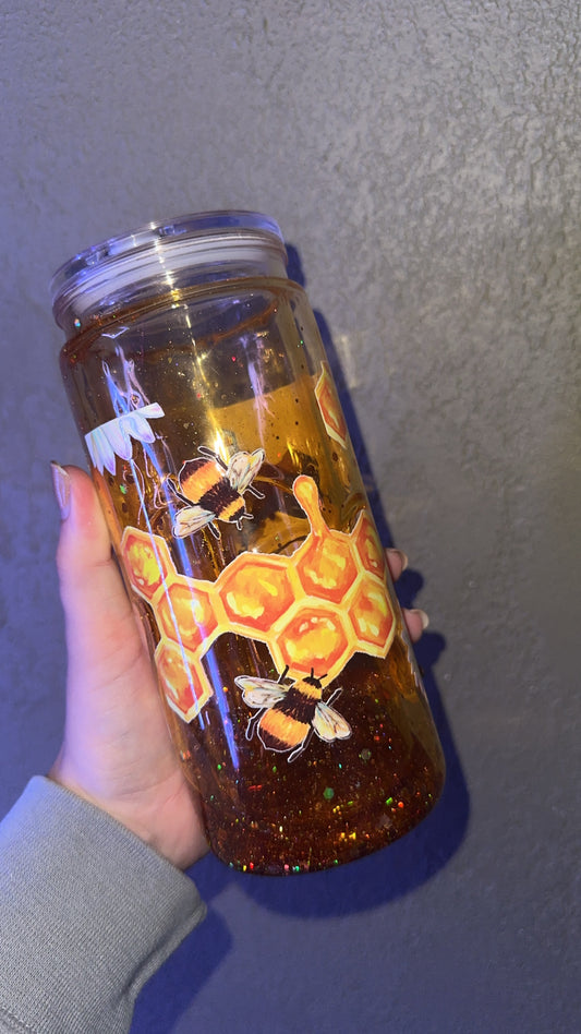 20 oz Acrylic Honey Drip • Bee