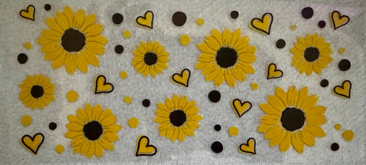 Sunflowers and Hearts #026