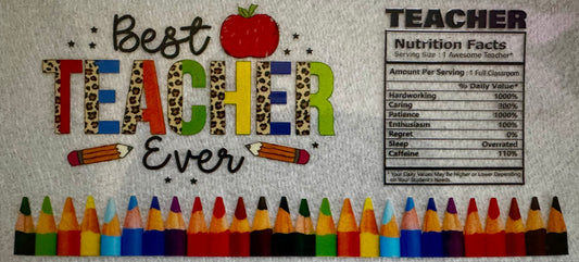 Best Teacher Nutrition Facts #029