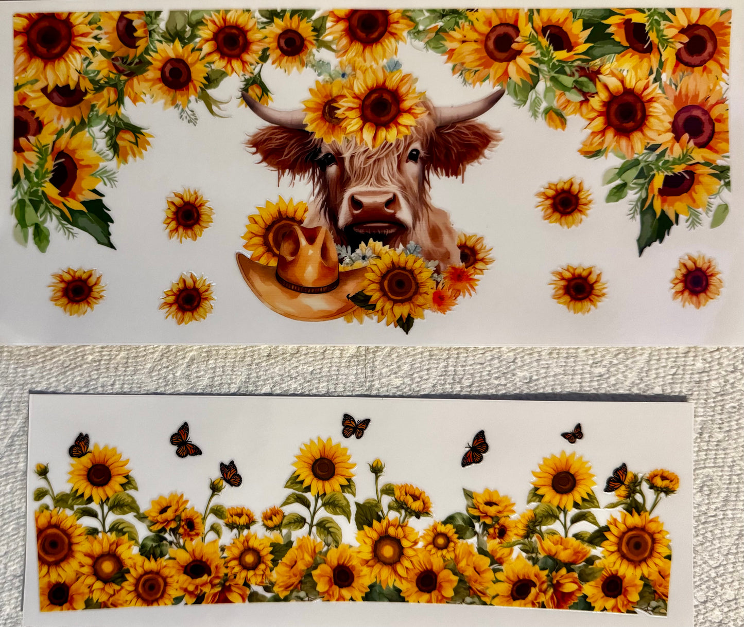 Highland Cow - Sunflower #066