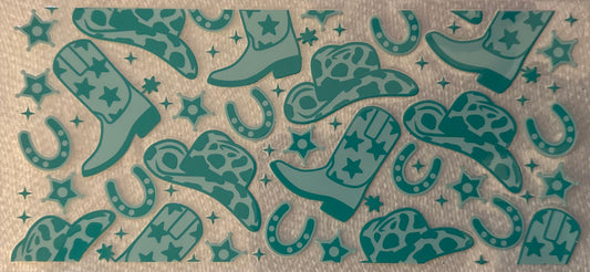 Cowgirl Vibes - Teal #010