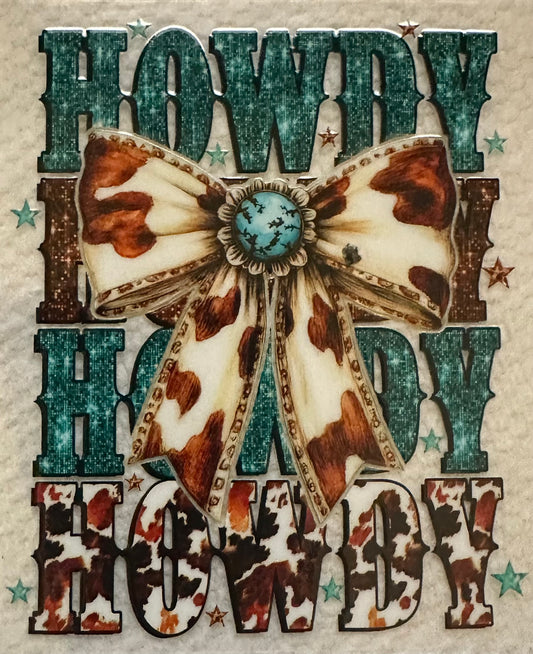 Howdy Stacked With Bow #012